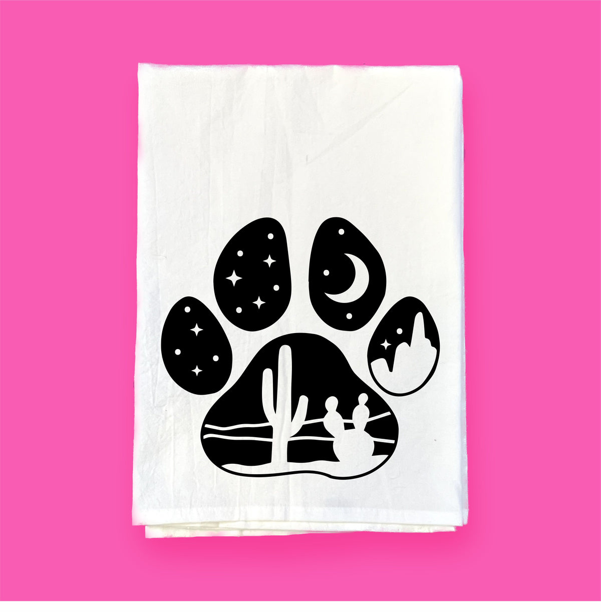 Cactus Paw | Flour Sack Towel | DKT005