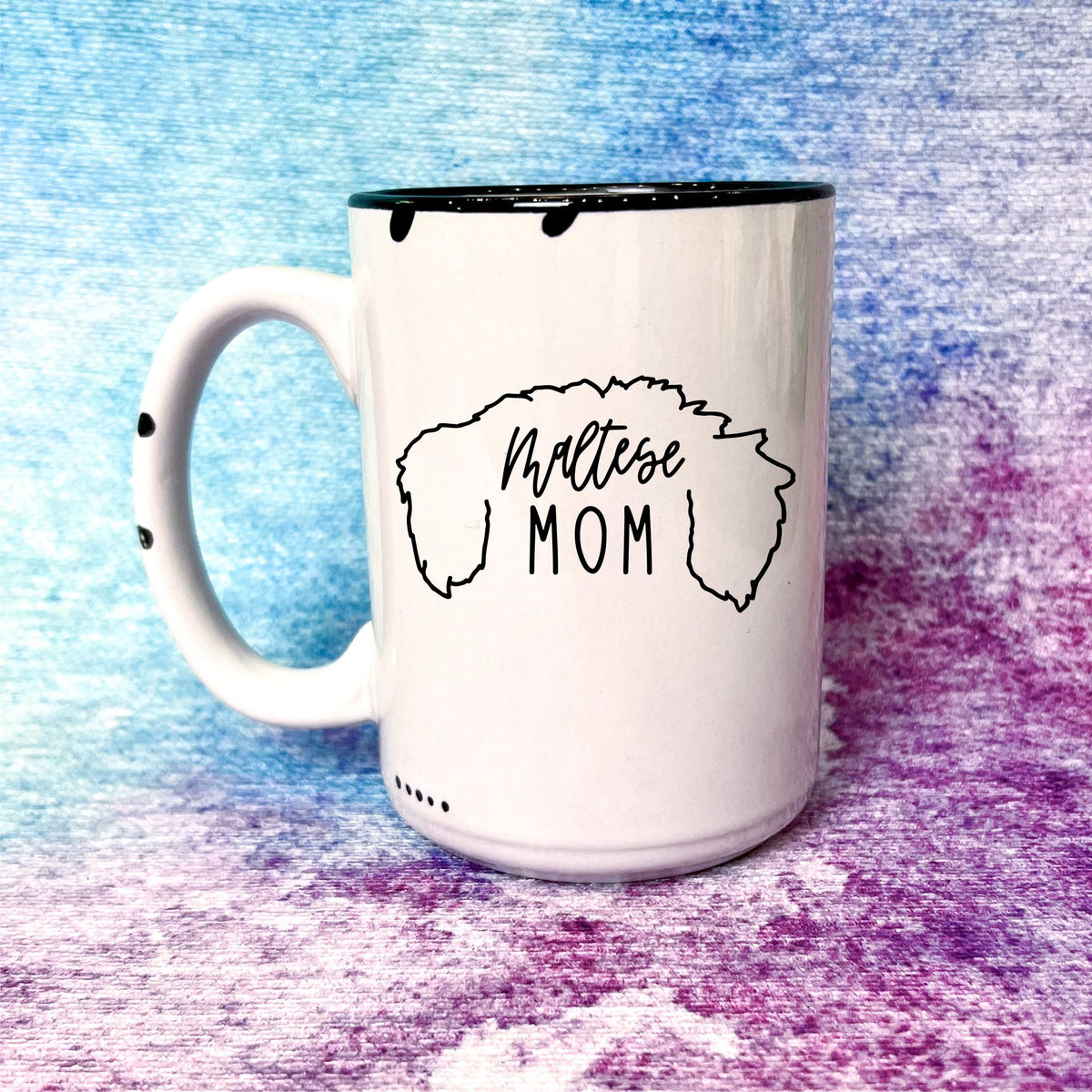 Maltese Mom | Distressed Mug Collection