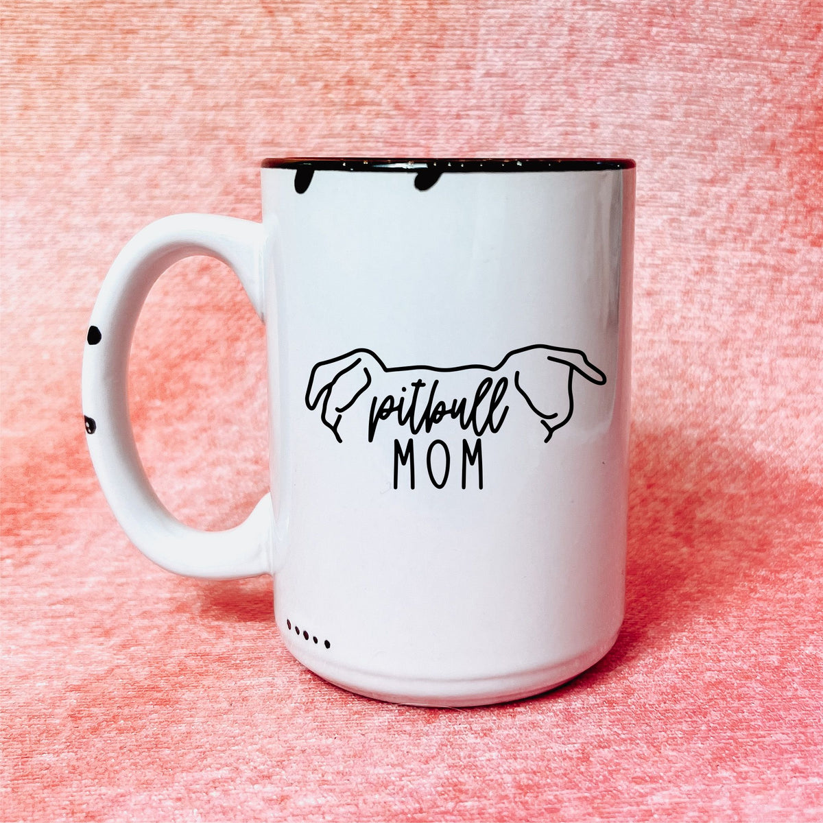 Pitbull Mom | Distressed Mug Collection