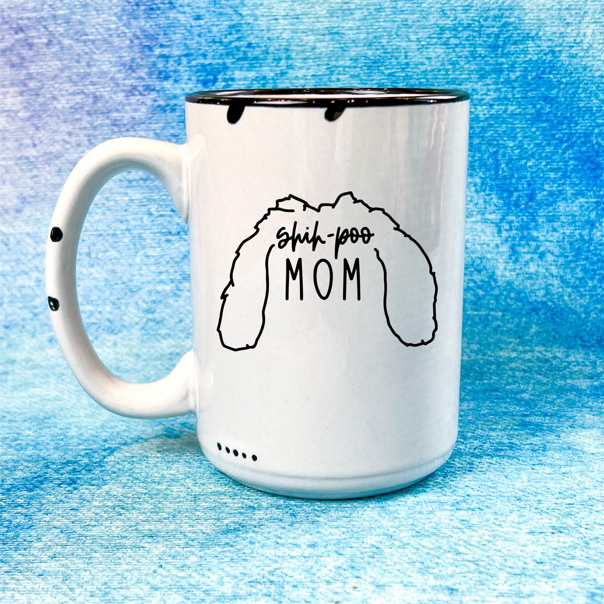 Shih Poo Mom | Distressed Mug Collection