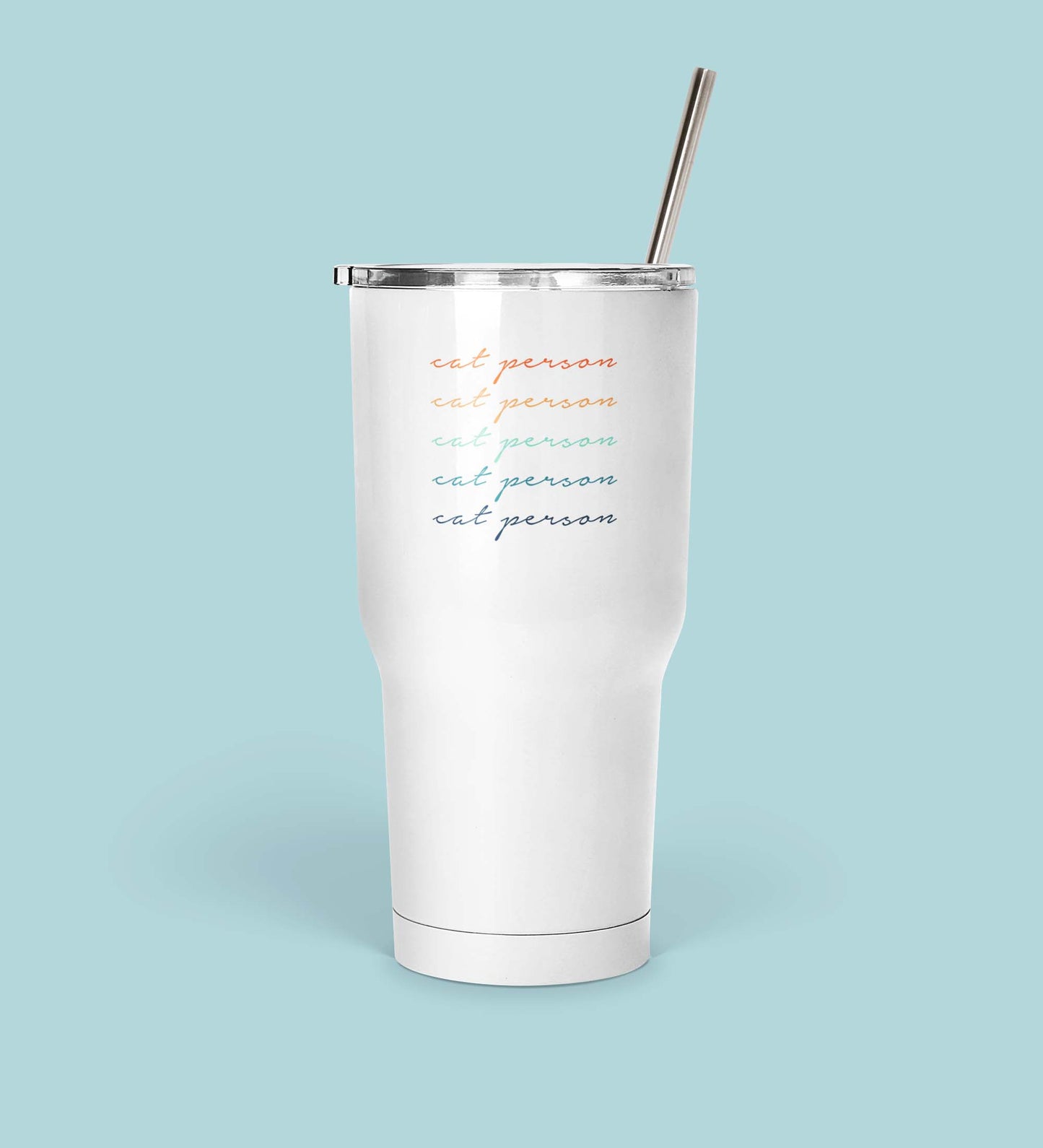 Cat Person Script Mug