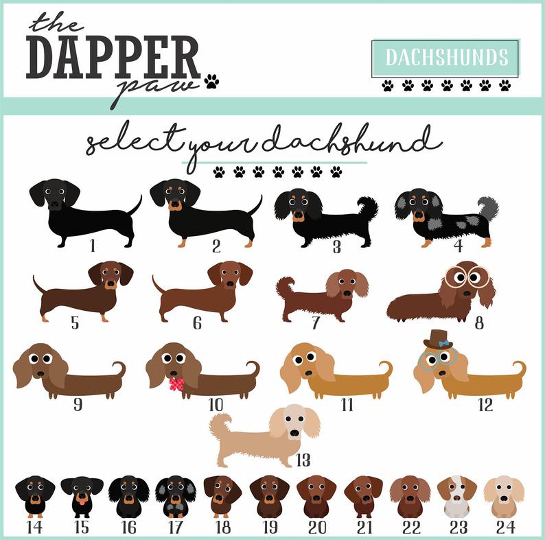 Dachshund Mouse Pad - The Dapper Paw