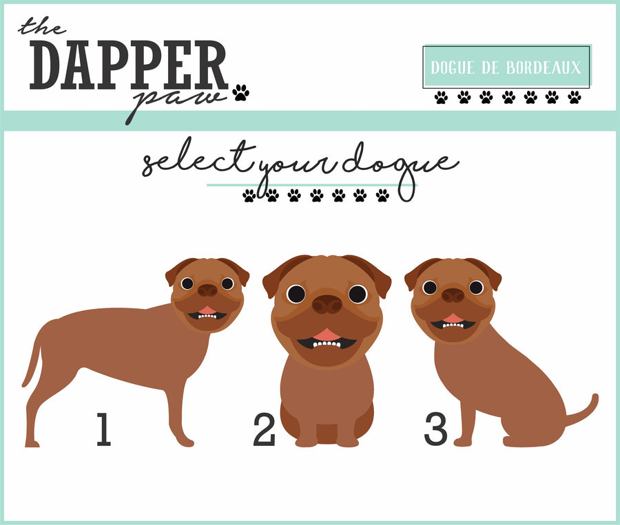 Dogue De Bordeaux Mouse Pad - The Dapper Paw