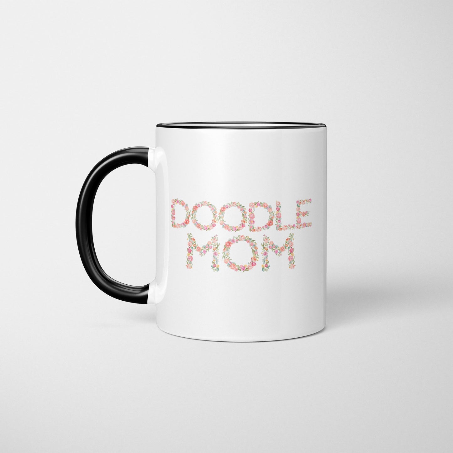 Doodle Mom Floral Mug
