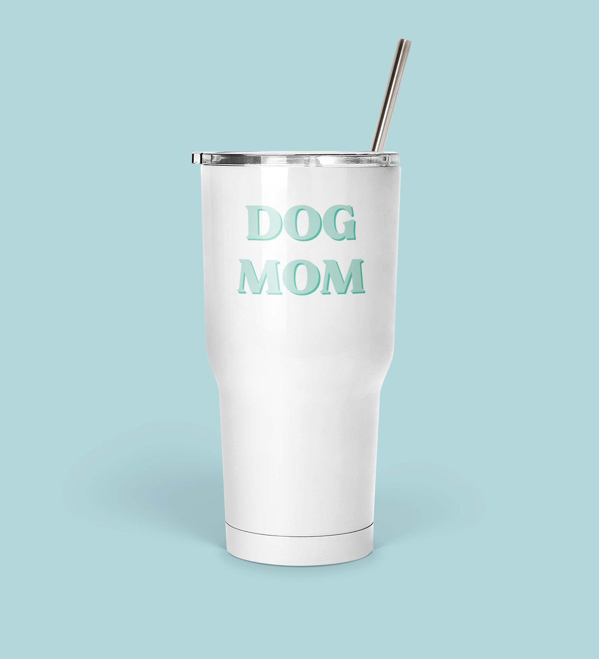 Green Layered Dog Mom Mug