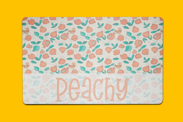 Just Peachy Placemat - The Dapper Paw