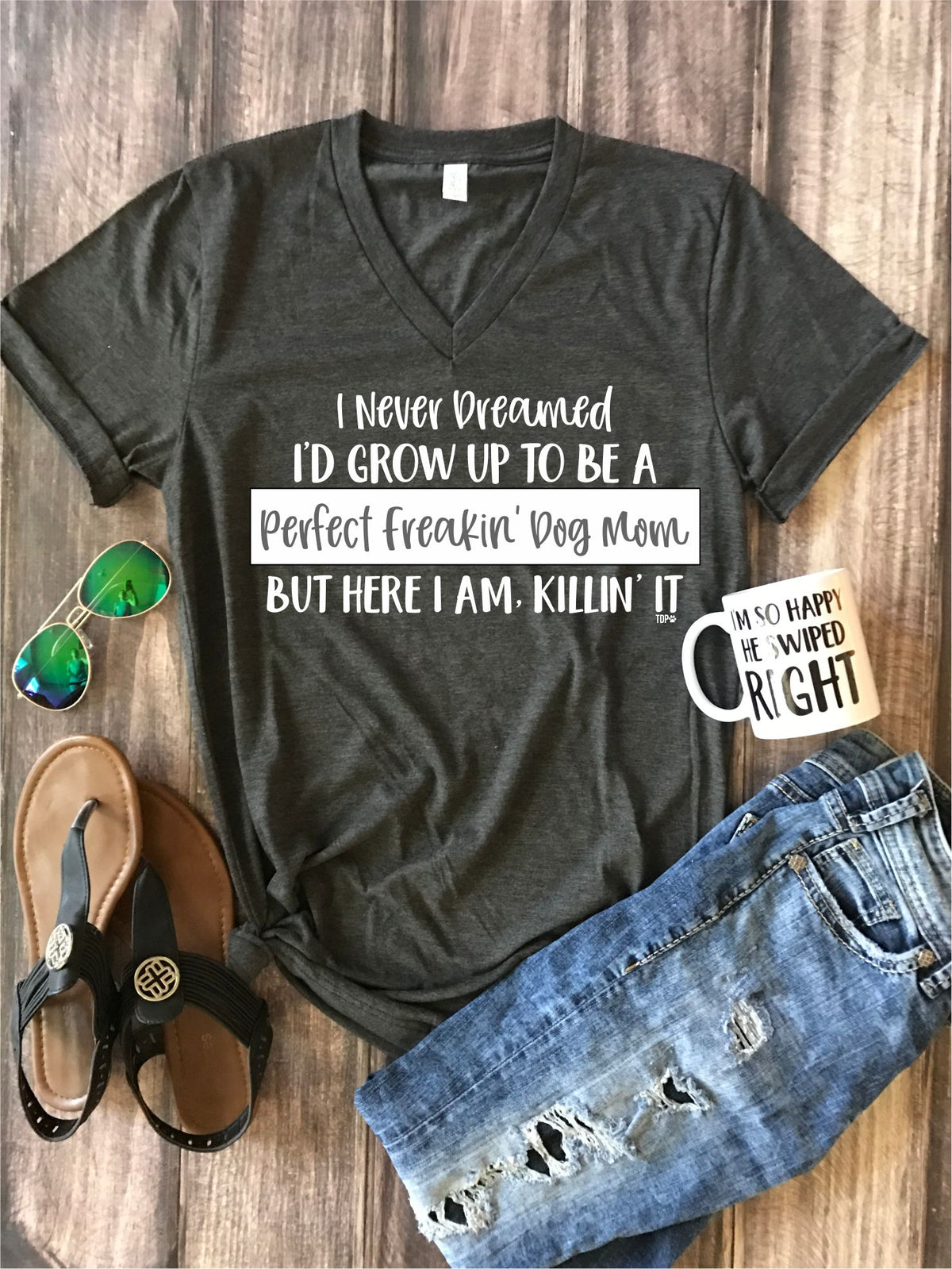 Perfect Freakin' Dog Mom Tee - The Dapper Paw