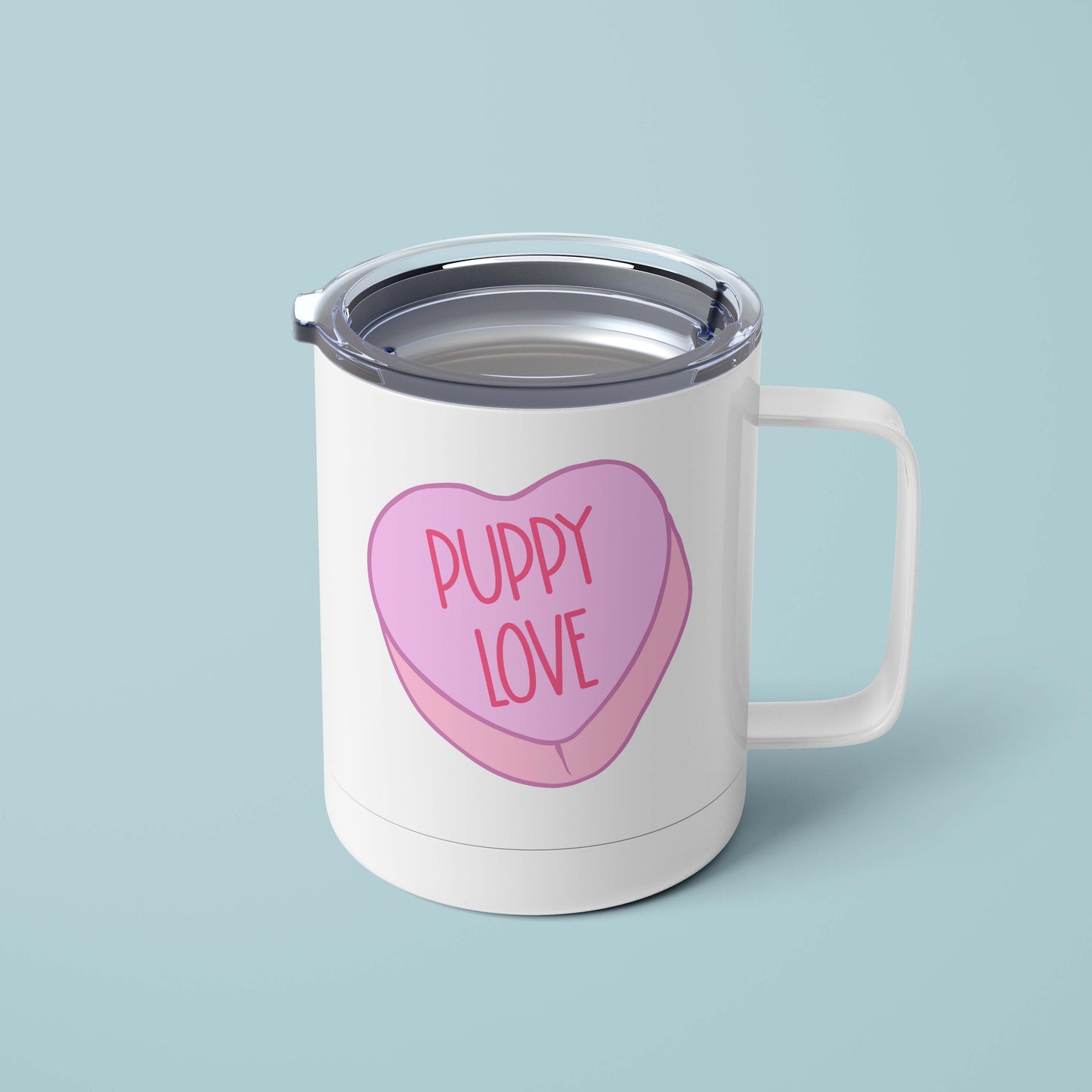 Puppy Love Heart Mug