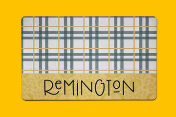 Remington Plaid Placemat - The Dapper Paw