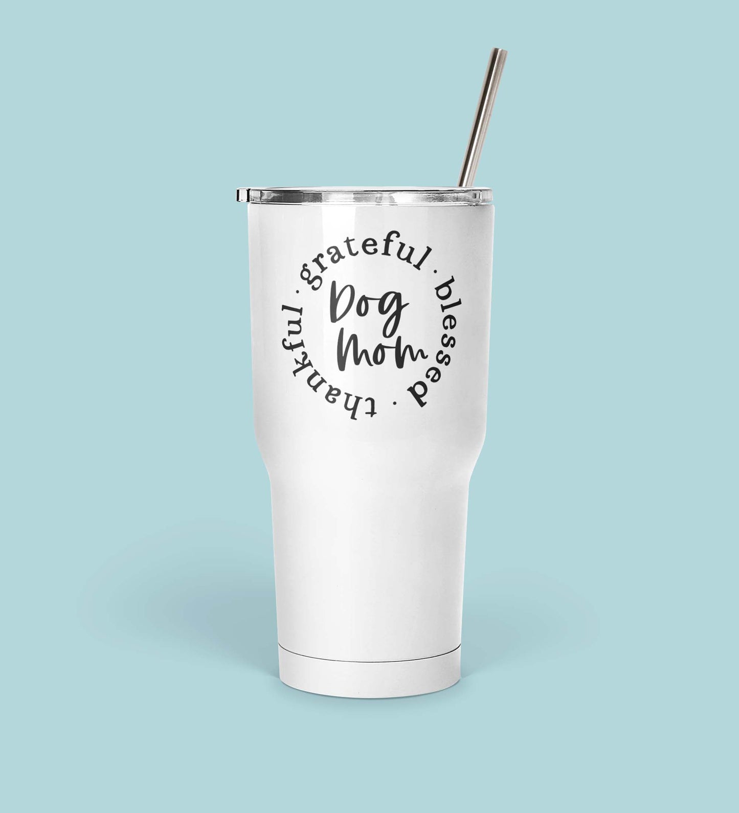 Grateful Thankful Blessed Dog Mom Mug