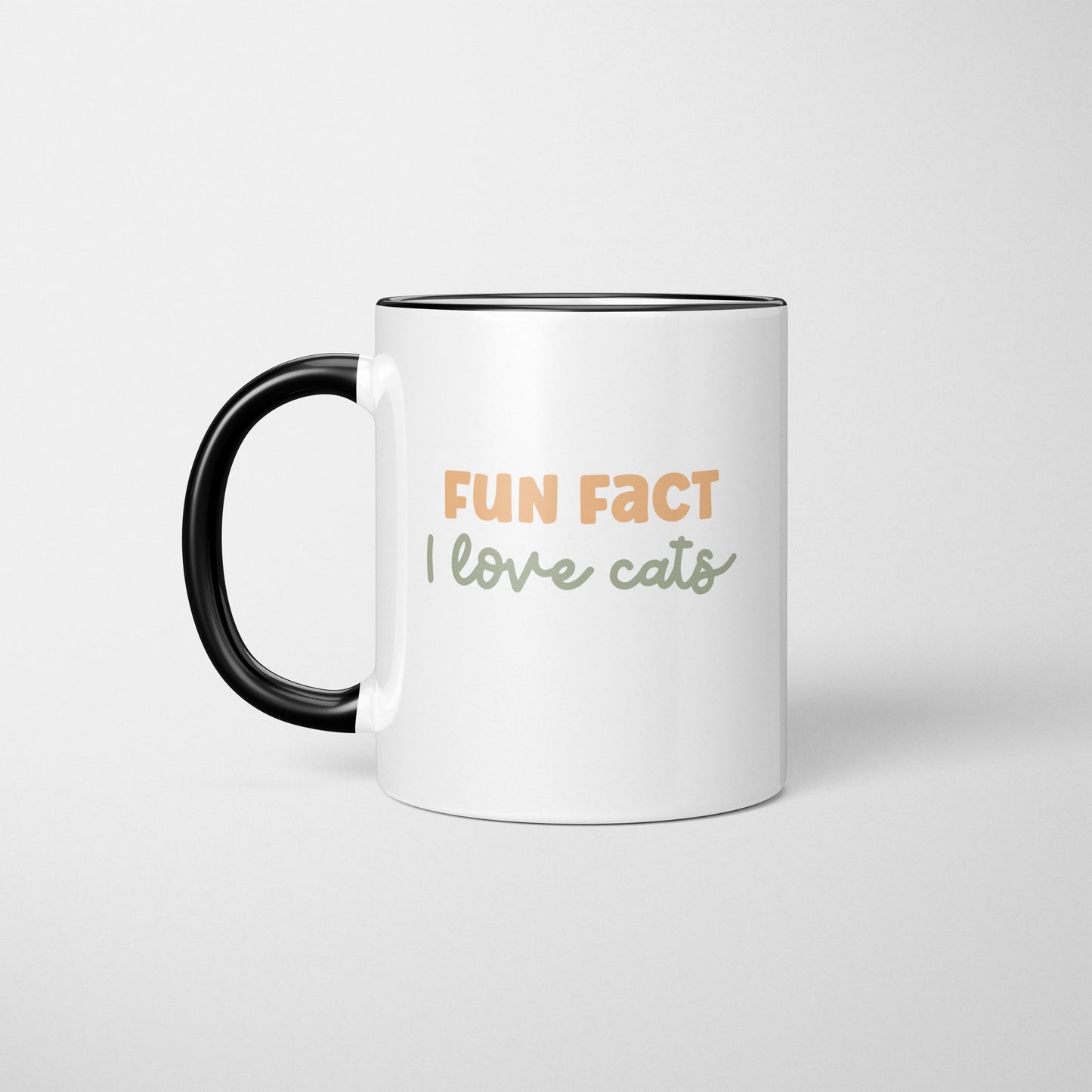 Fun Fact: I Love Cats Mug - The Dapper Paw