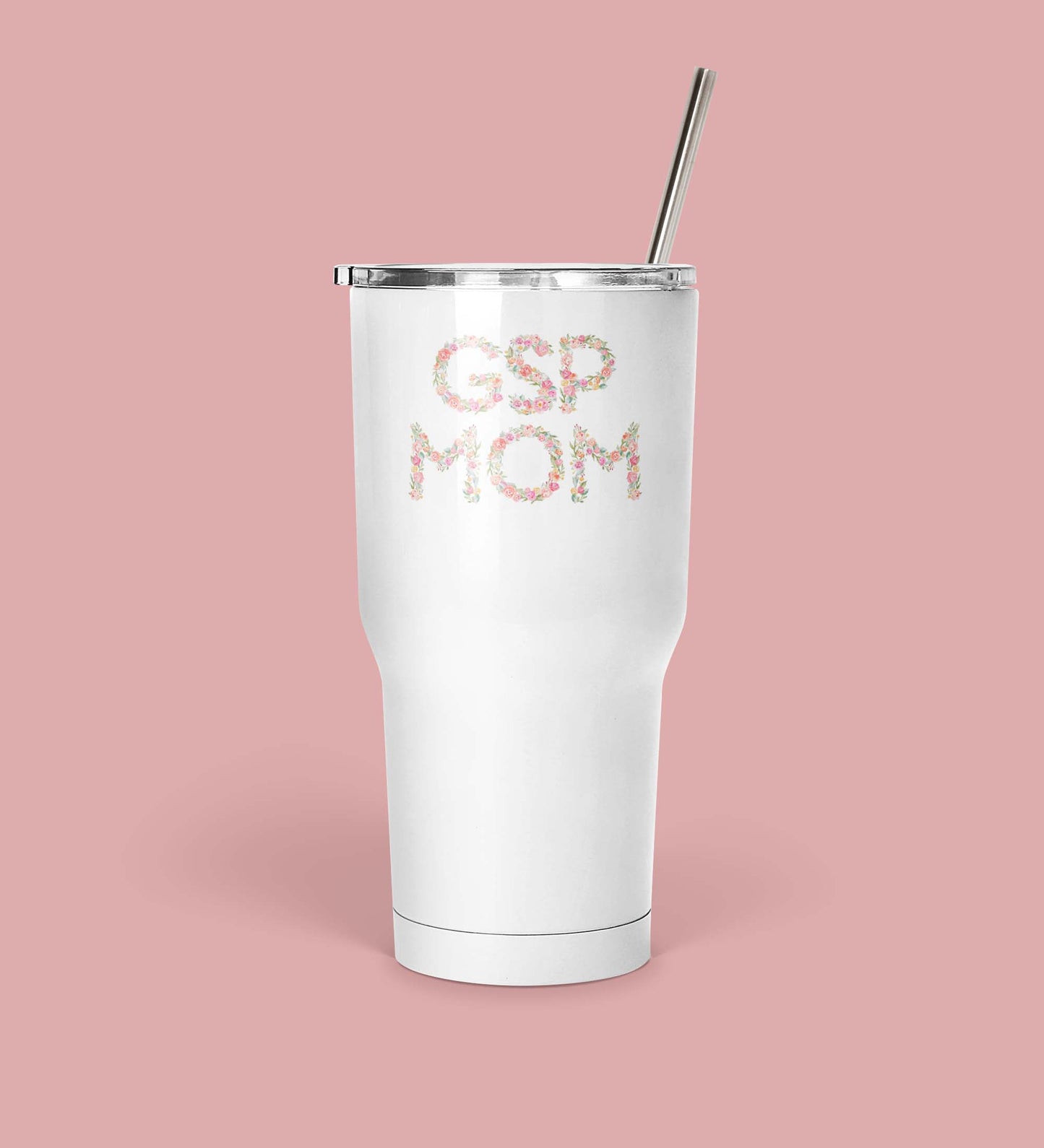 German Shorthaired Pointer (GSP) Mom Floral Mug