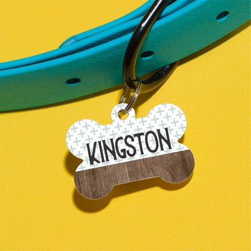Kingston's Combo Pet ID Tag - The Dapper Paw