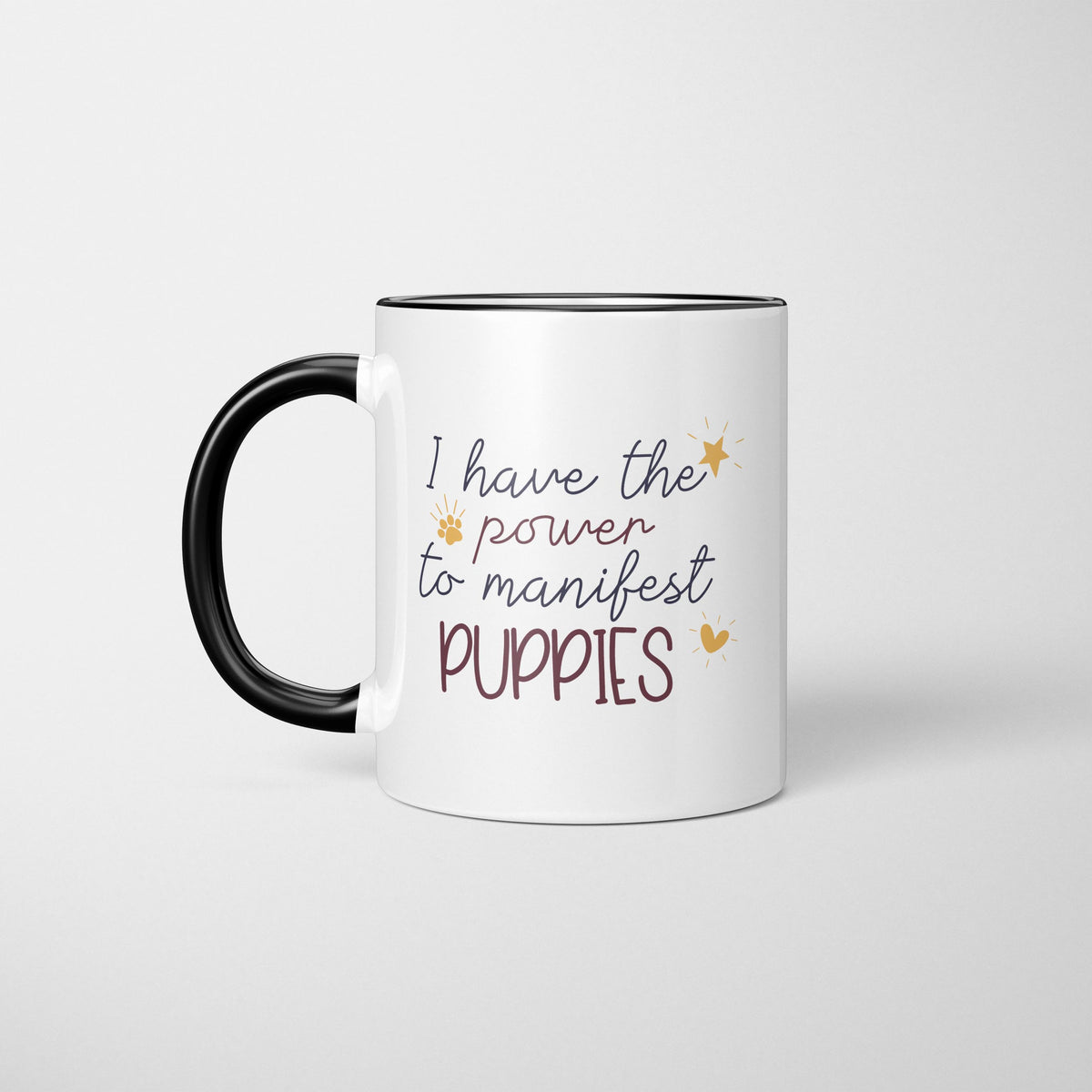 Power to Manifest Puppies Mug
