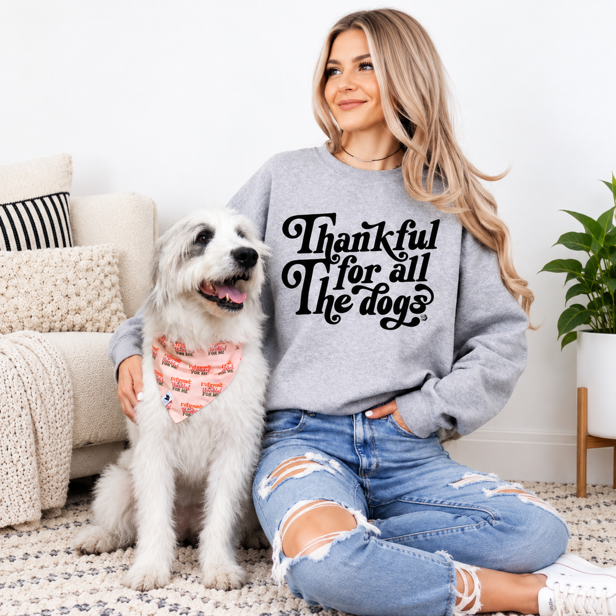 Thankful Sweatshirt + Bandana Bundle *Pre-Order*