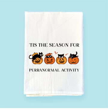 Purranormal Activity, Halloween | Flour Sack Towel | DKT019