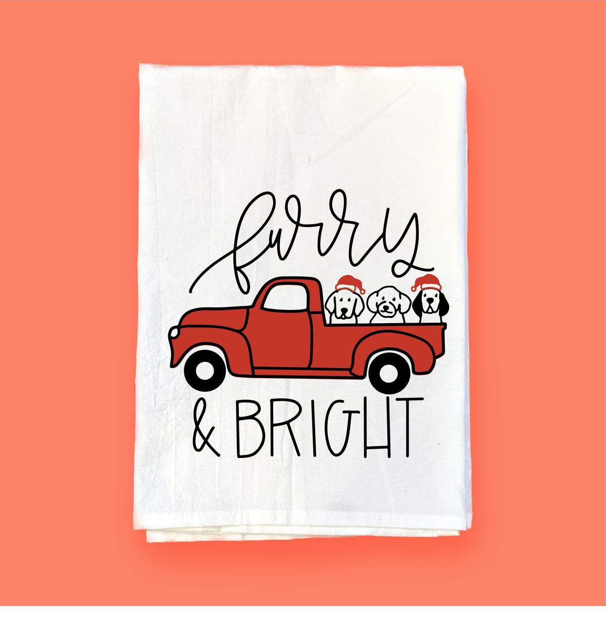 Furry & Bright | Flour Sack Towel | DKT022