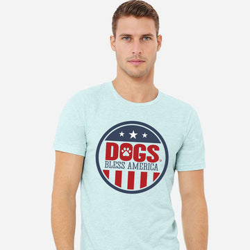 Dogs Bless America Tee