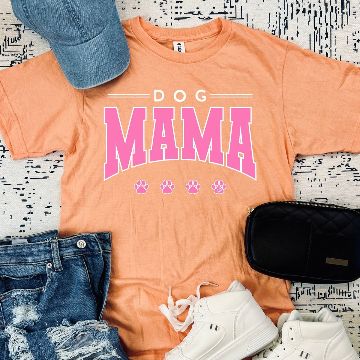 Varsity Dog Mama Tee | DP1150-1152