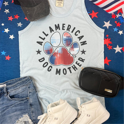 All American Watercolor Paw Tank | DP1153