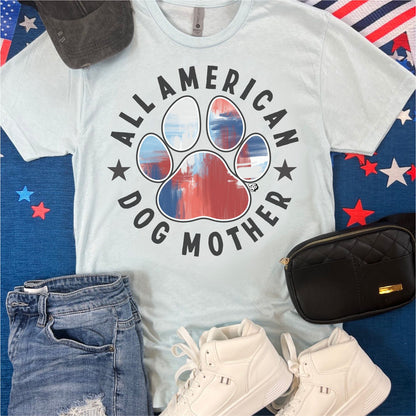 All American Watercolor Paw Tee | DP1153
