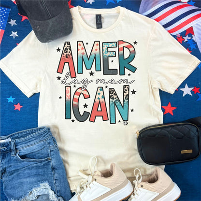 American Dog Mom Tee | DP1154
