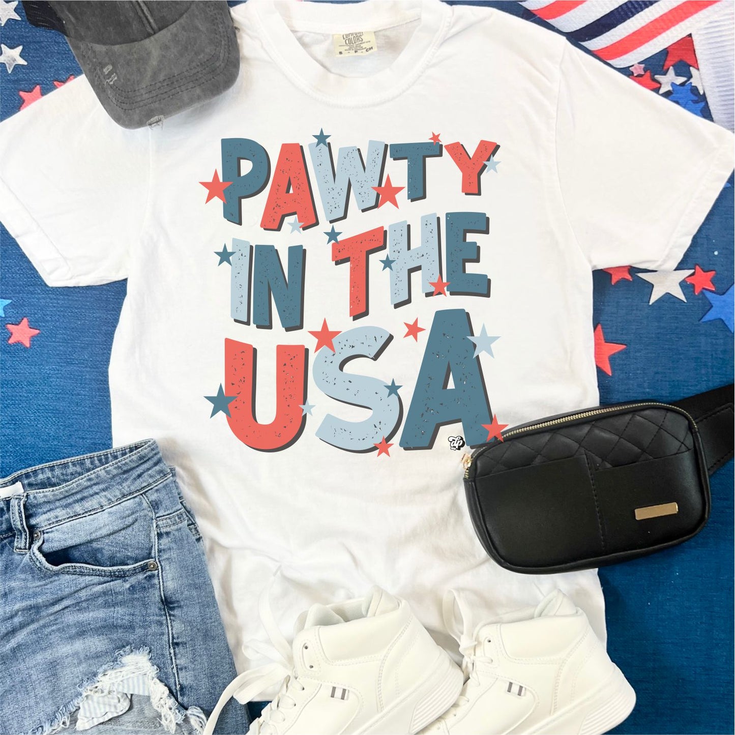 Pawty in the USA Tee | DP1156