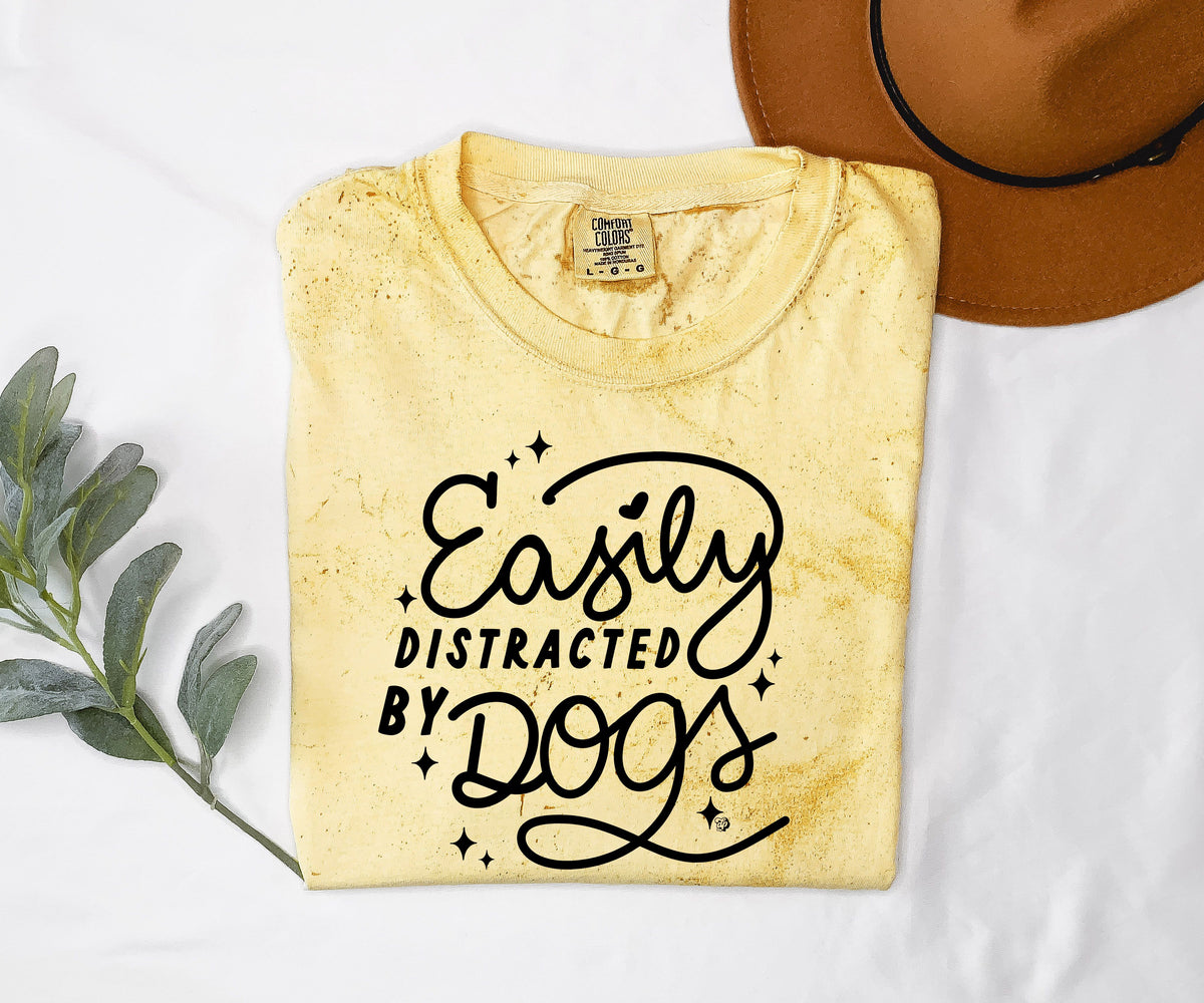 Easily Distracted by Dogs Tee | DP1225
