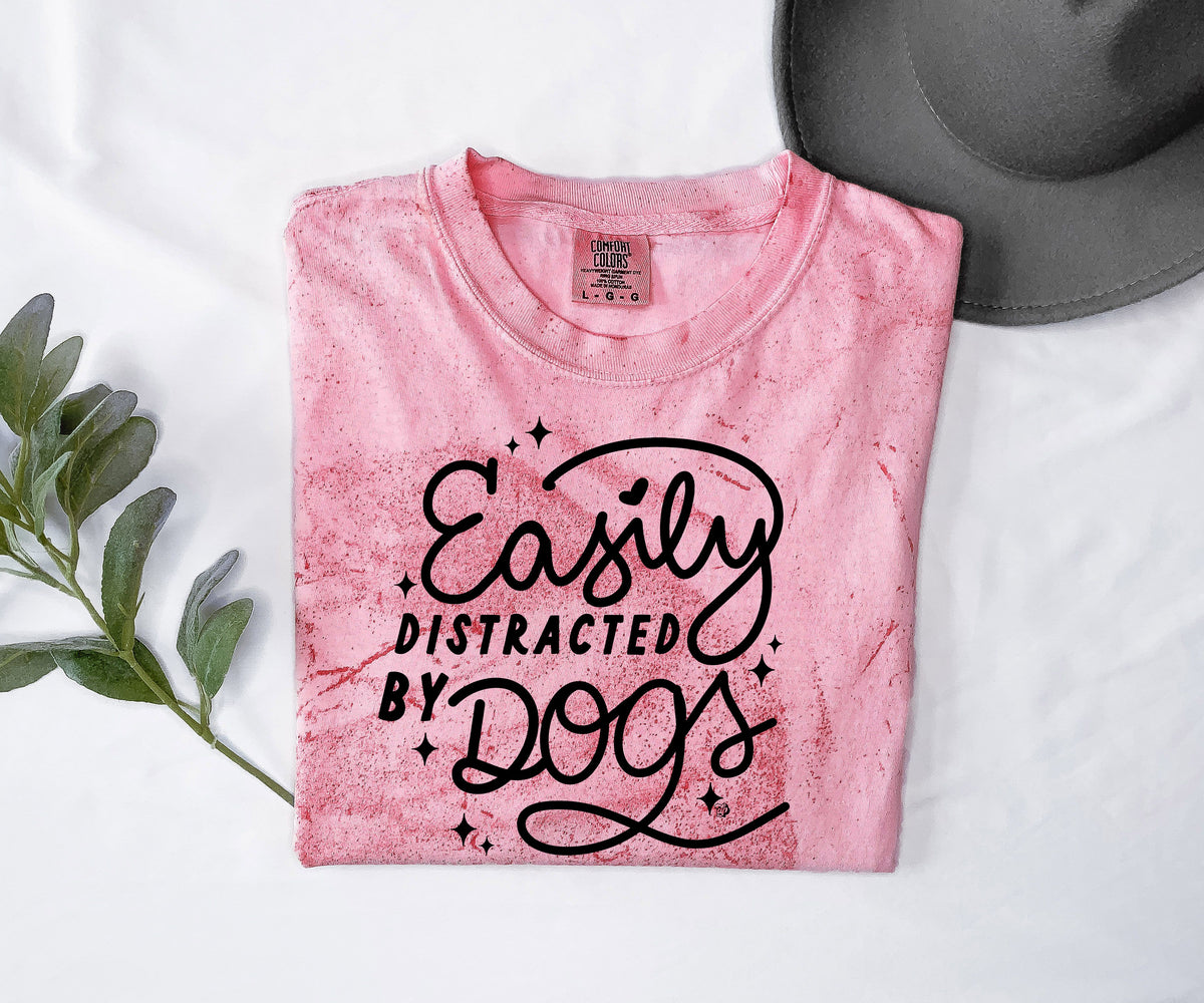 Easily Distracted by Dogs Tee | DP1225