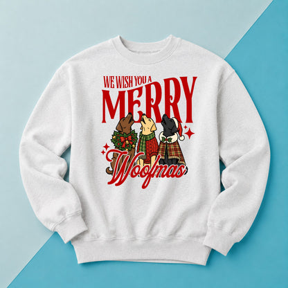 Merry Woofmas Sweatshirt | ASH | DP1312