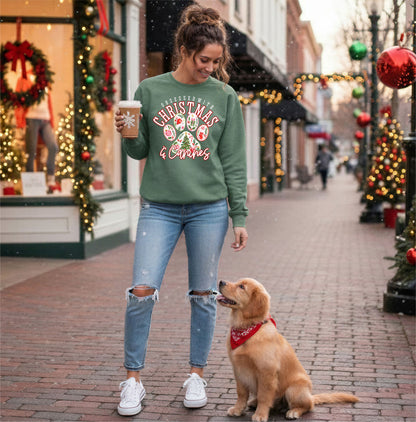 Obsessed with Christmas & Canines Sweatshirt DP1313