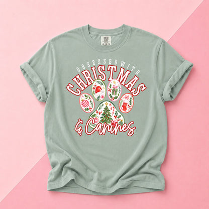 Obsessed with Christmas & Canines Tee DP1313