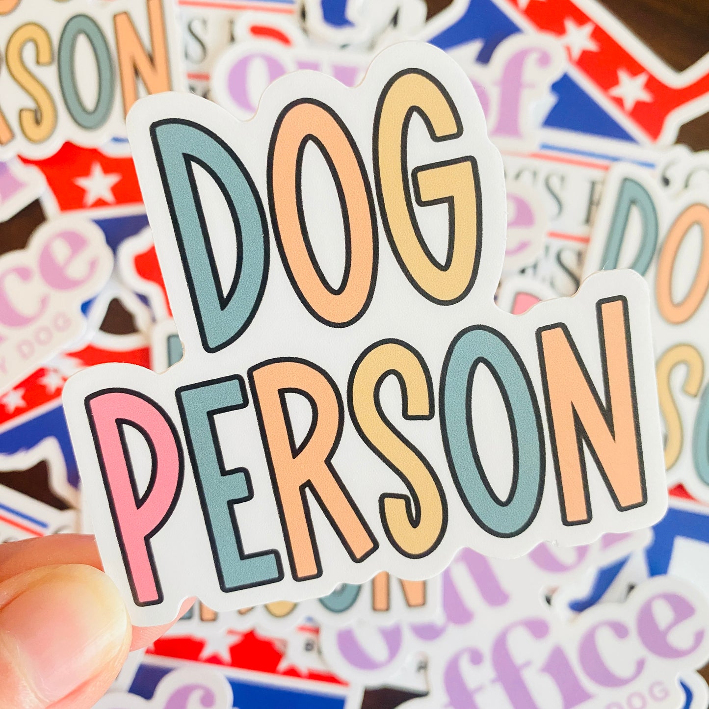 Dog Person | Dog Lover Die Cut Sticker
