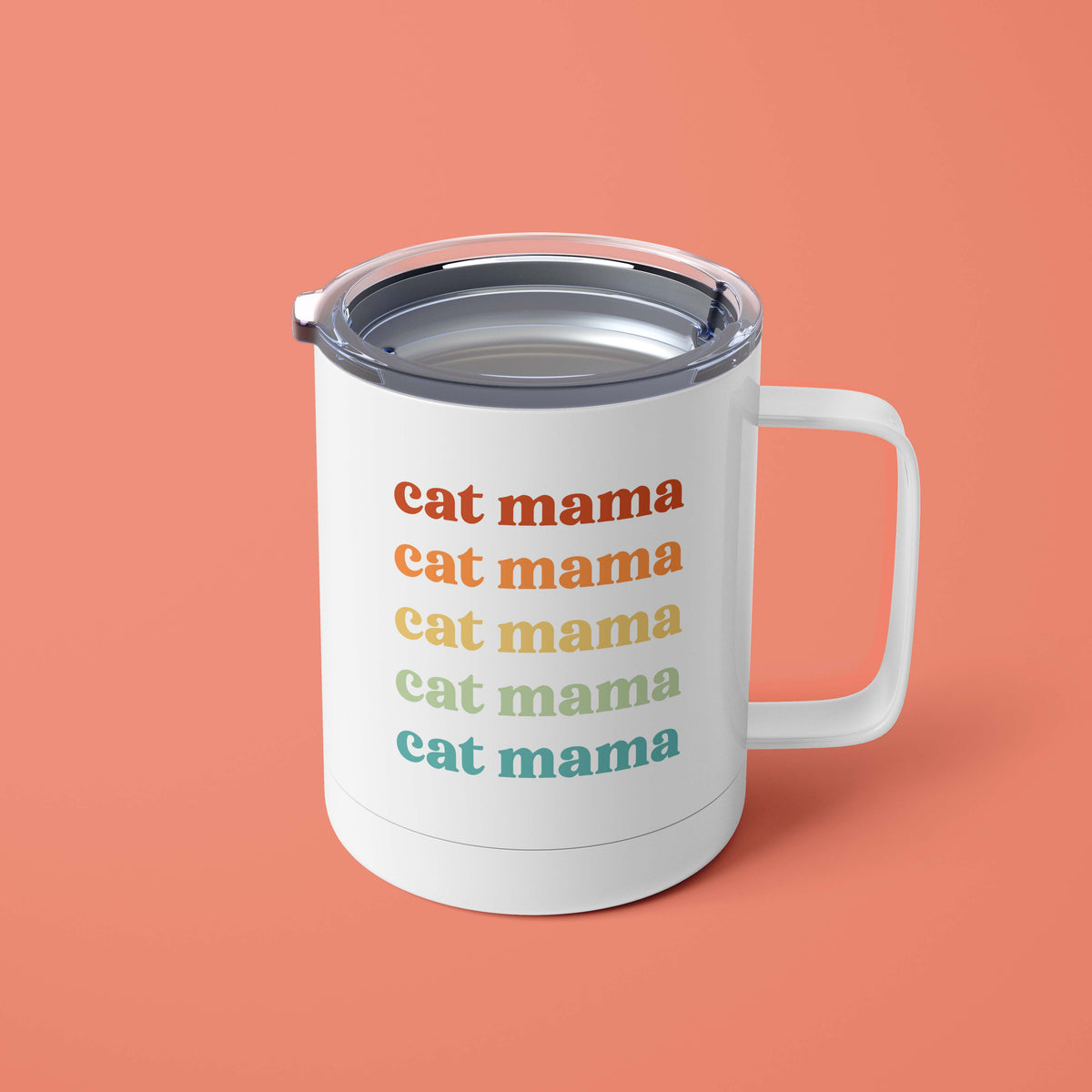 Retro Cat Mama Mug