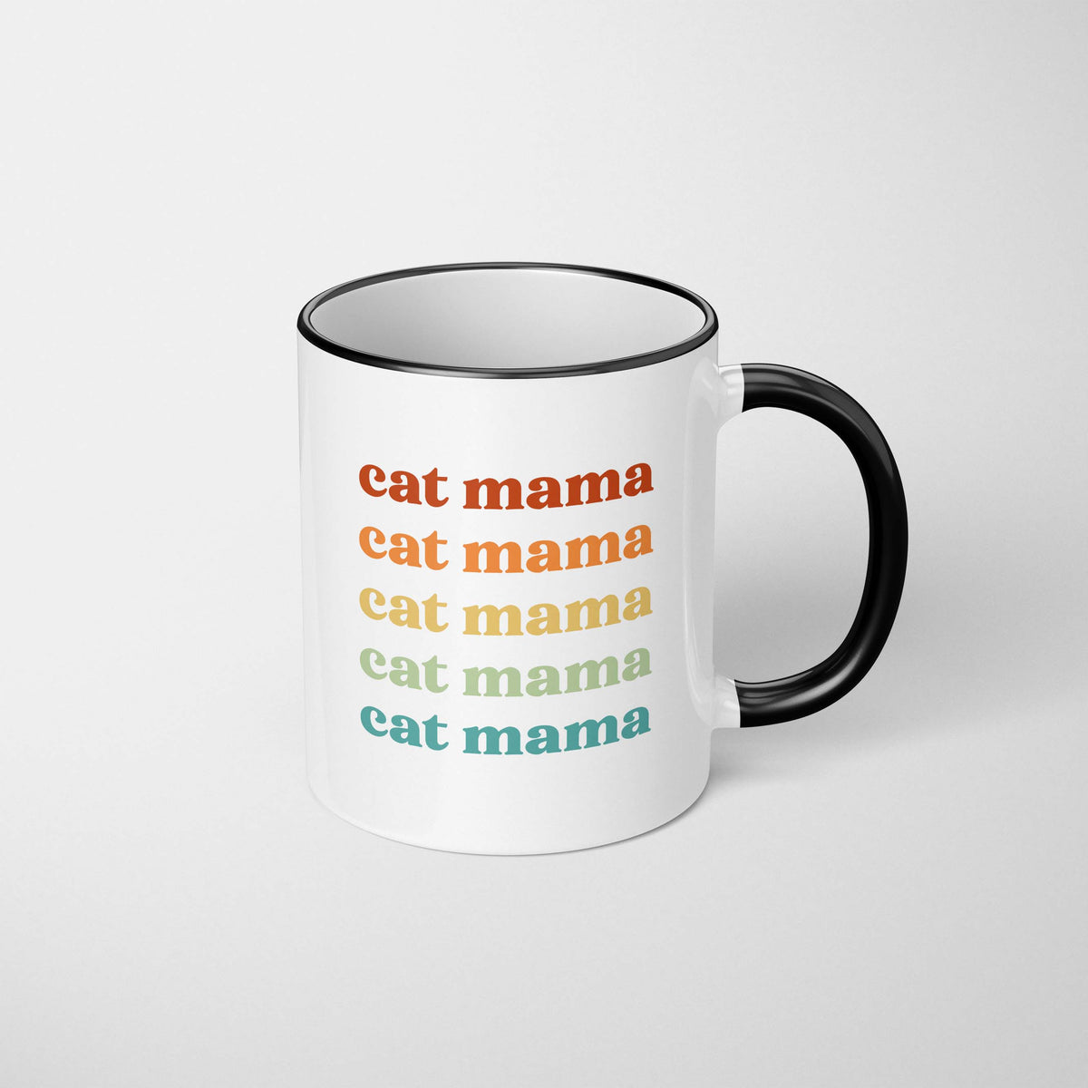 Retro Cat Mama Mug