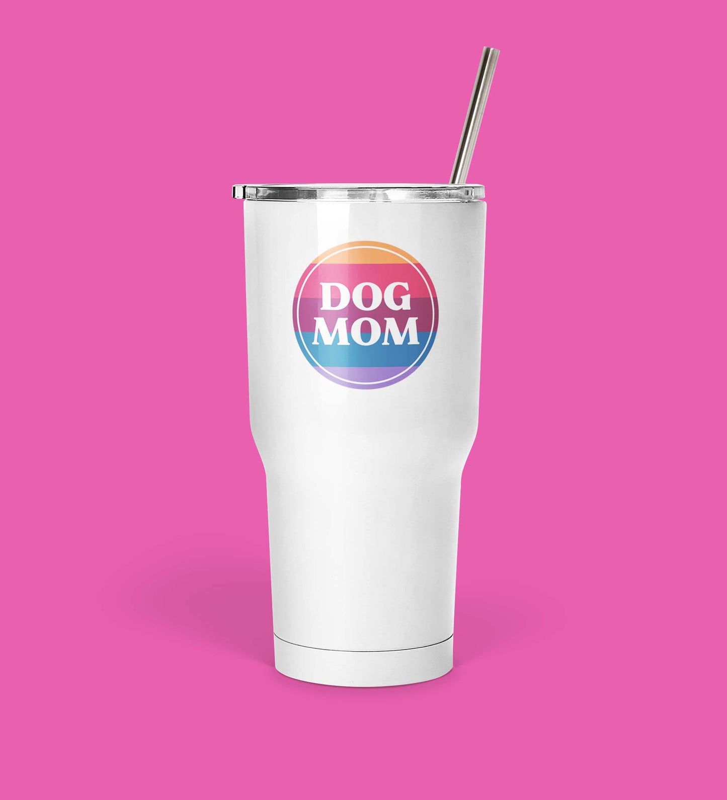 Dog Mom Round Mug