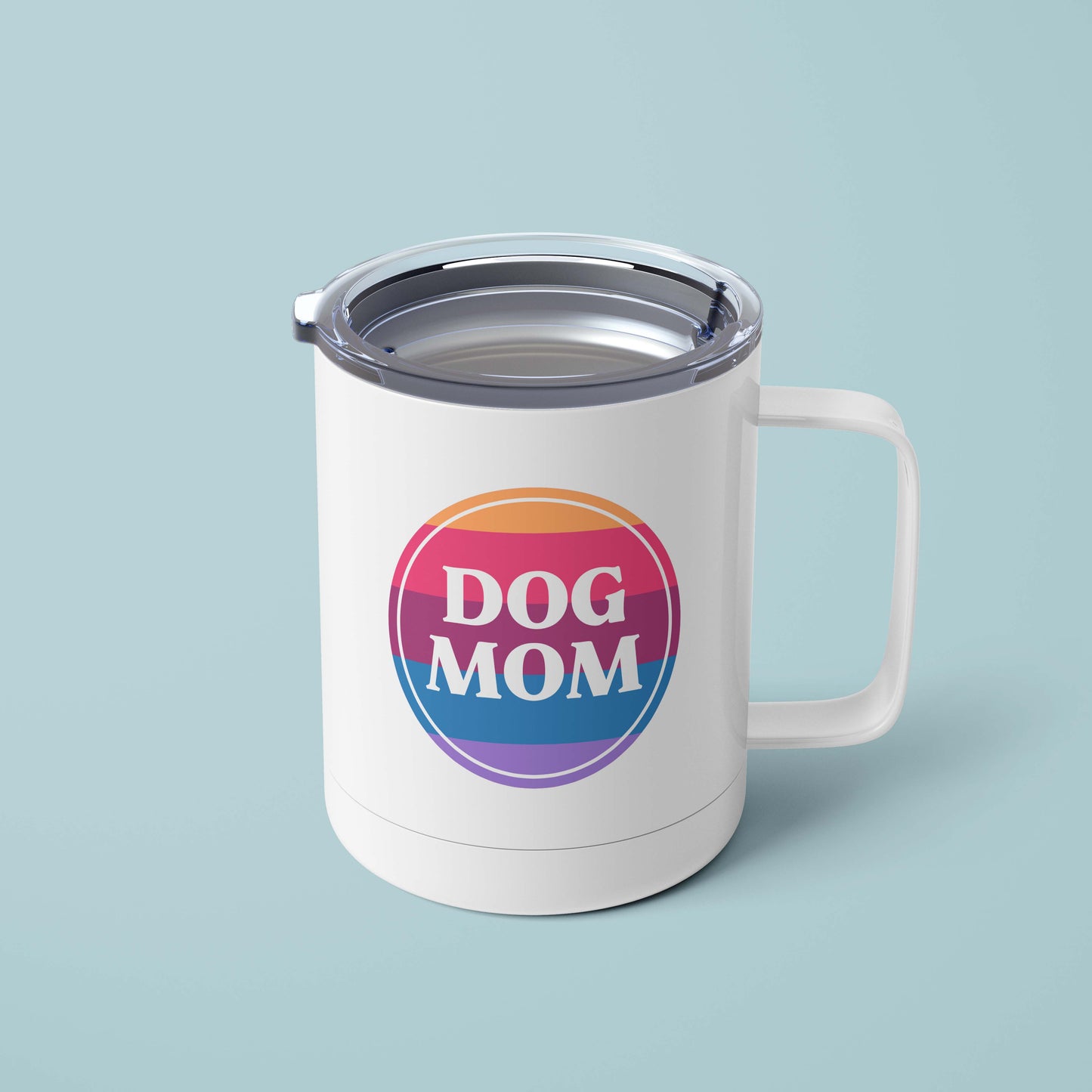 Dog Mom Round Mug
