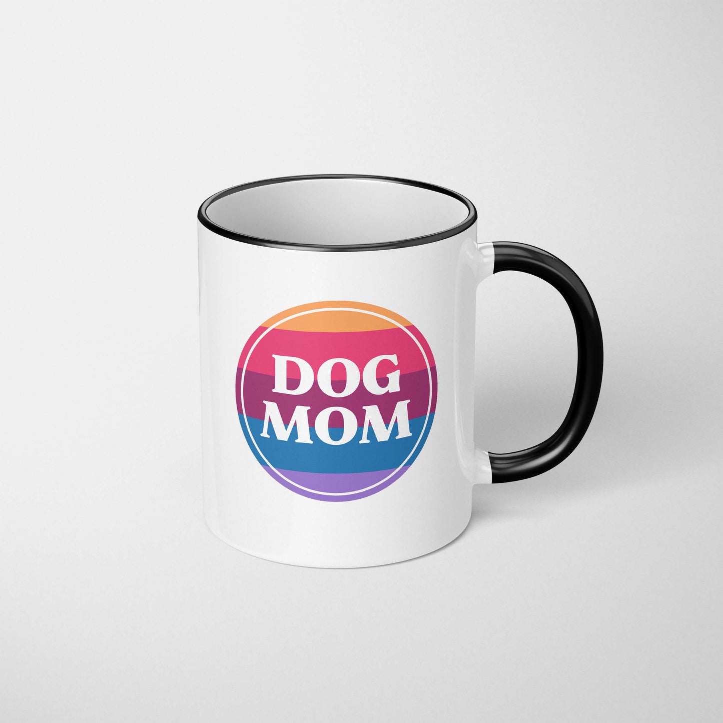 Dog Mom Round Mug
