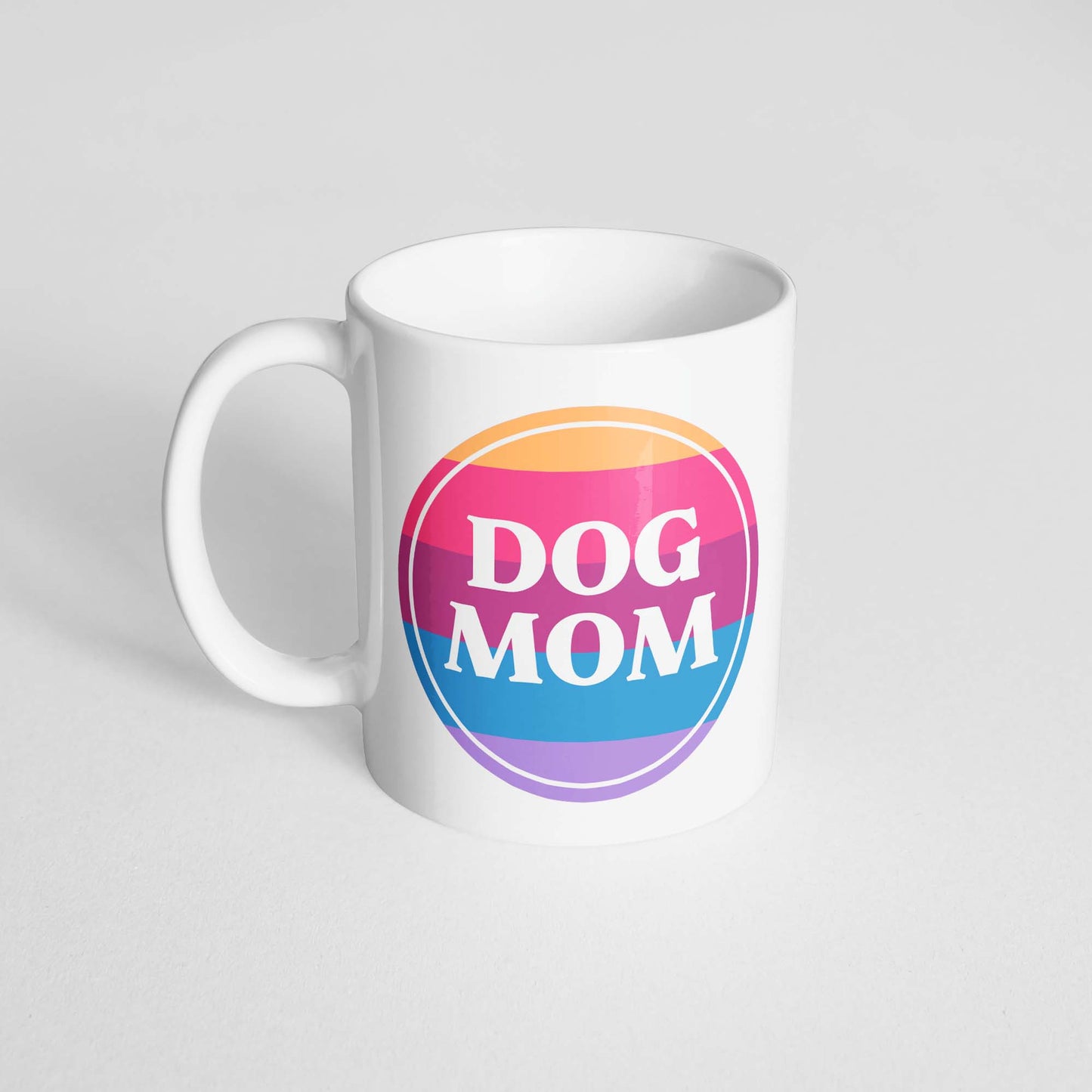 Dog Mom Round Mug
