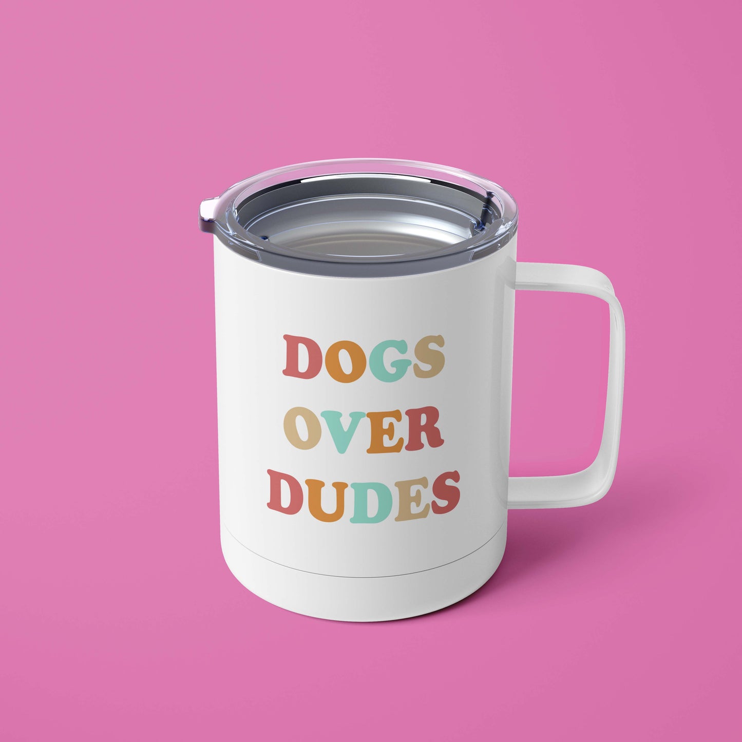 Dogs over Dudes Retro Mug