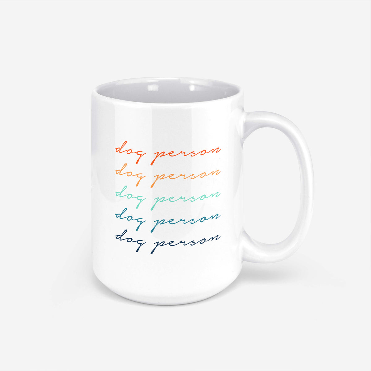 Dog Person Script Mug