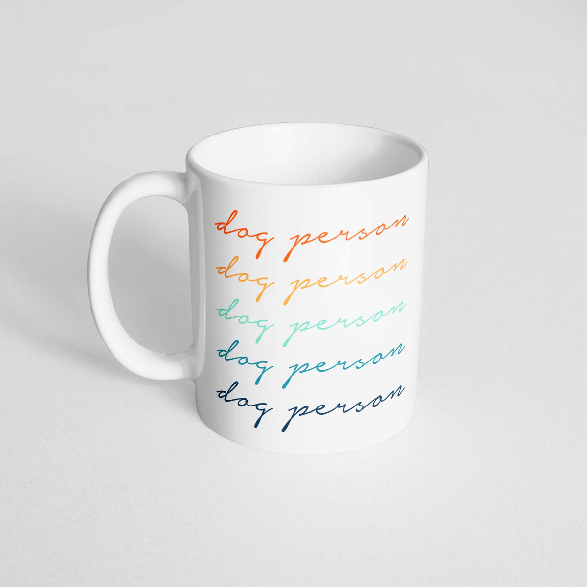 Dog Person Script Mug