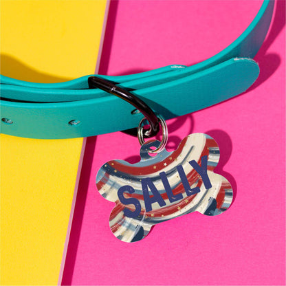 Sally's Flag Pet ID Tag