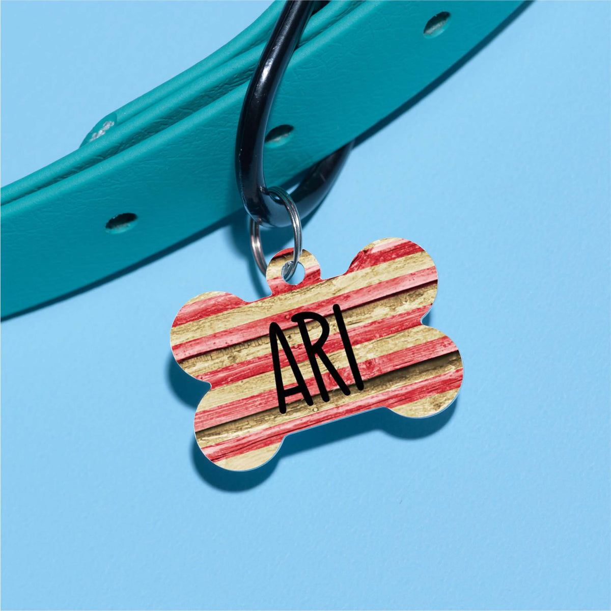 Ari Flag Pet ID Tag