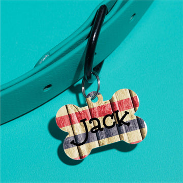 Jack Flag Pet ID Tag