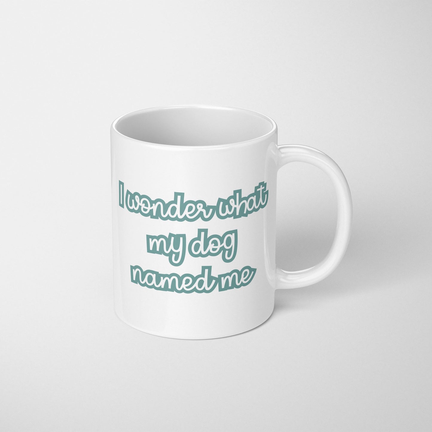 Wonder What My Dog Named Me Mug