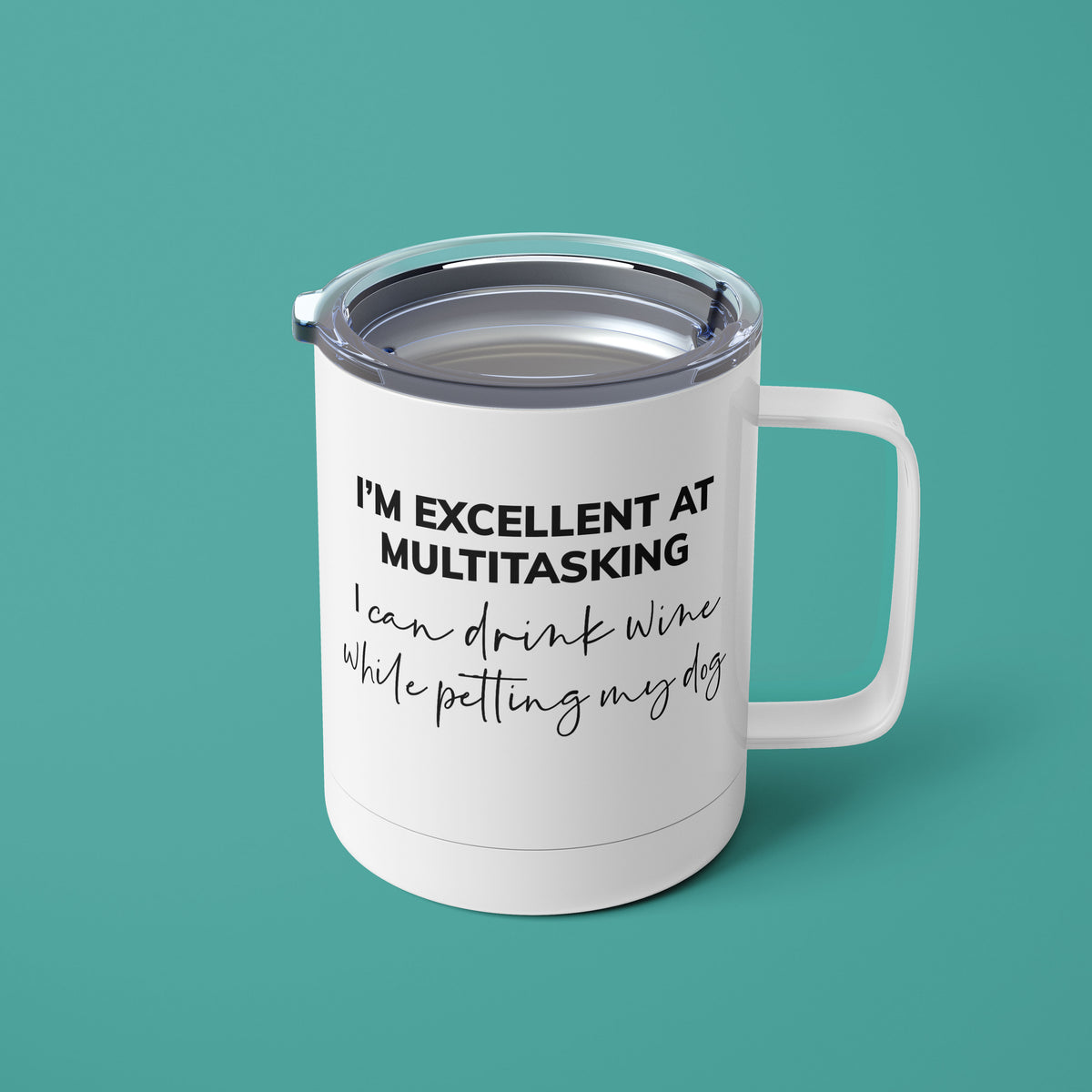 I'm Great at Multitasking (WINE) Mug - The Dapper Paw