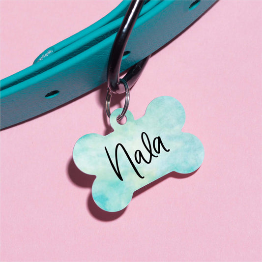 Nala Watercolor Pet ID Tag