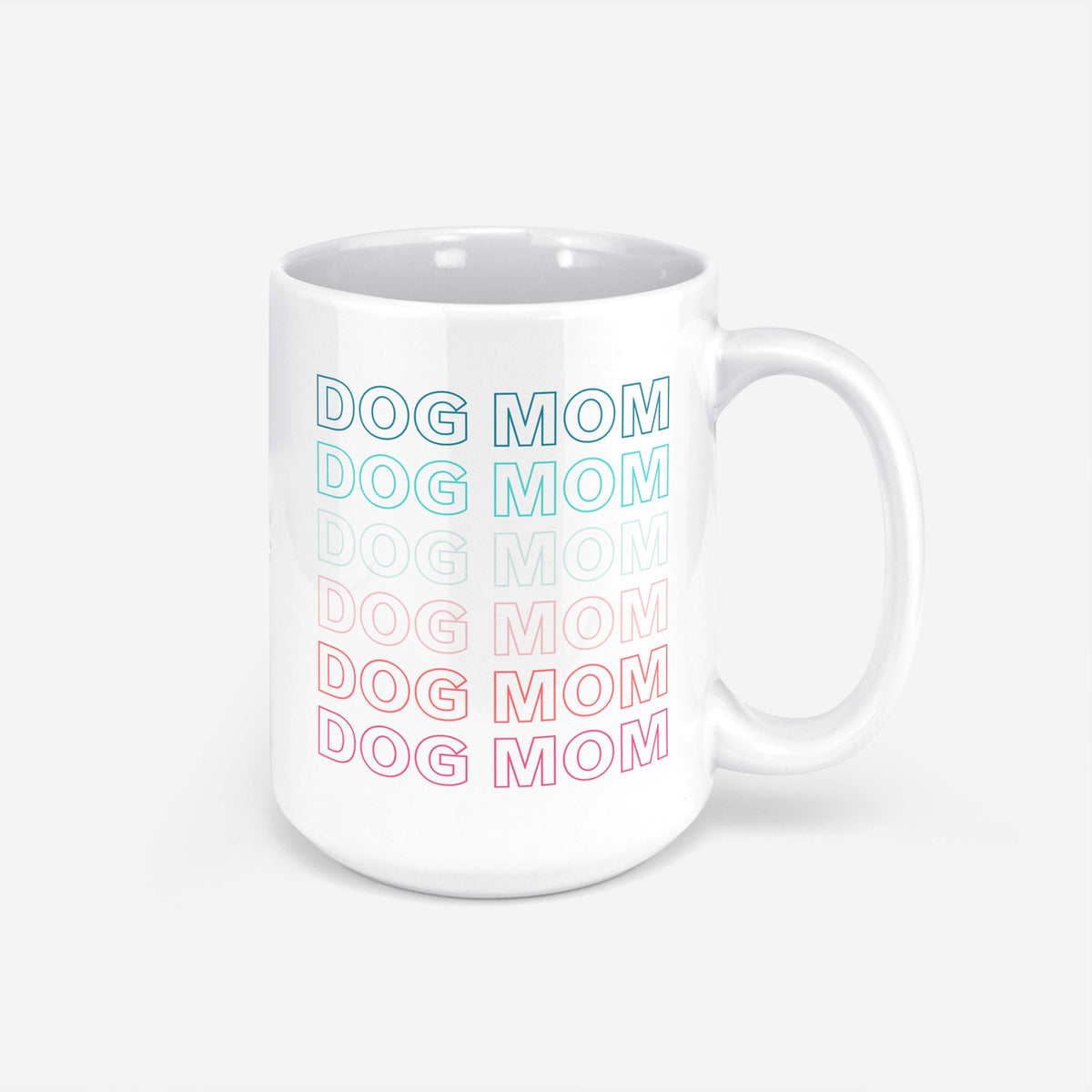 Rainbow Dog Mom Mug