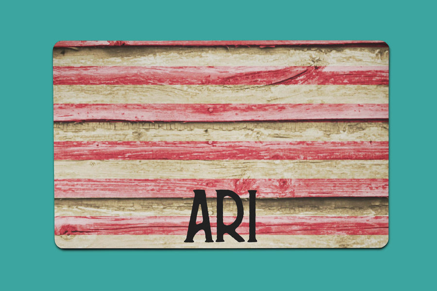 Ari's Wooden Flag Placemat